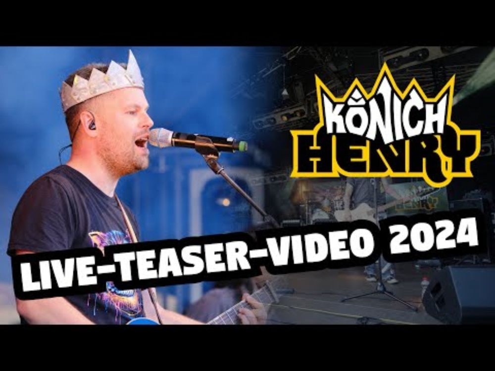 Könich Henry - Live-Teaser 2024 - Impressionen vom Rocktreff 2024