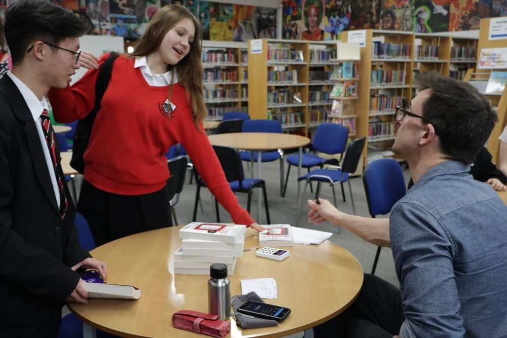 Lewis Dartnell book signing