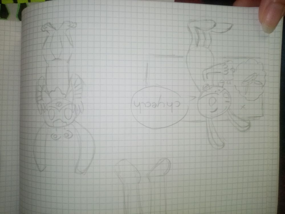 totomato and shishimato doing graffiti fanart 