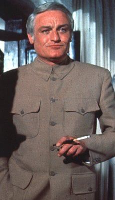 Charles Gray from Bond wearing Fabian Hurzeler’s clothes