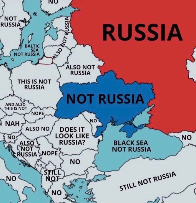 A map of Russiaband surrounding countries clearly marked.