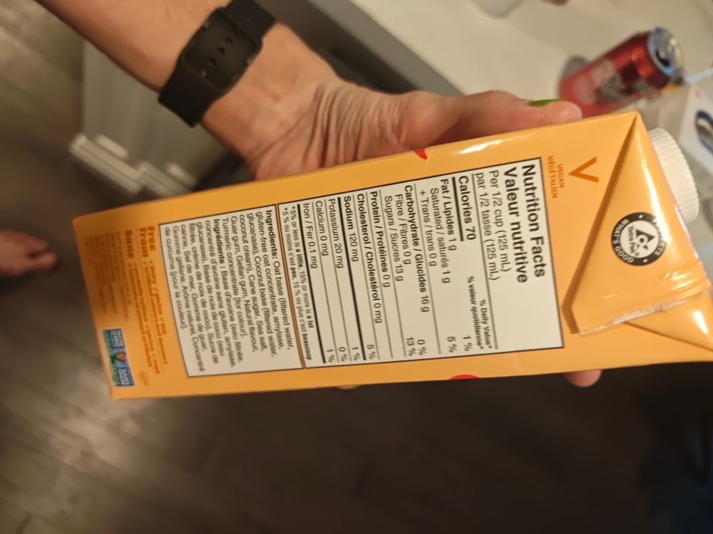 Vegan and nutritional information