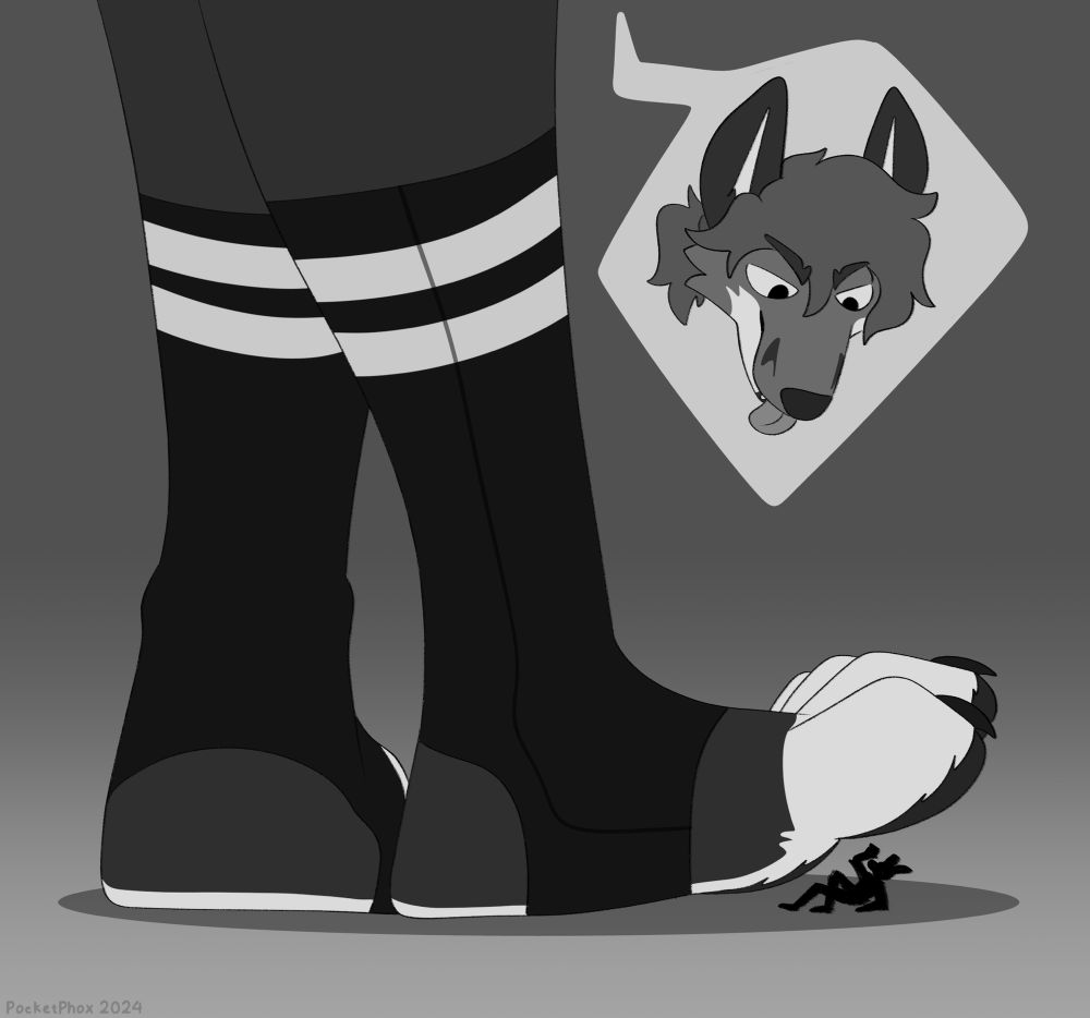 Porter about to step on a nondescript micro