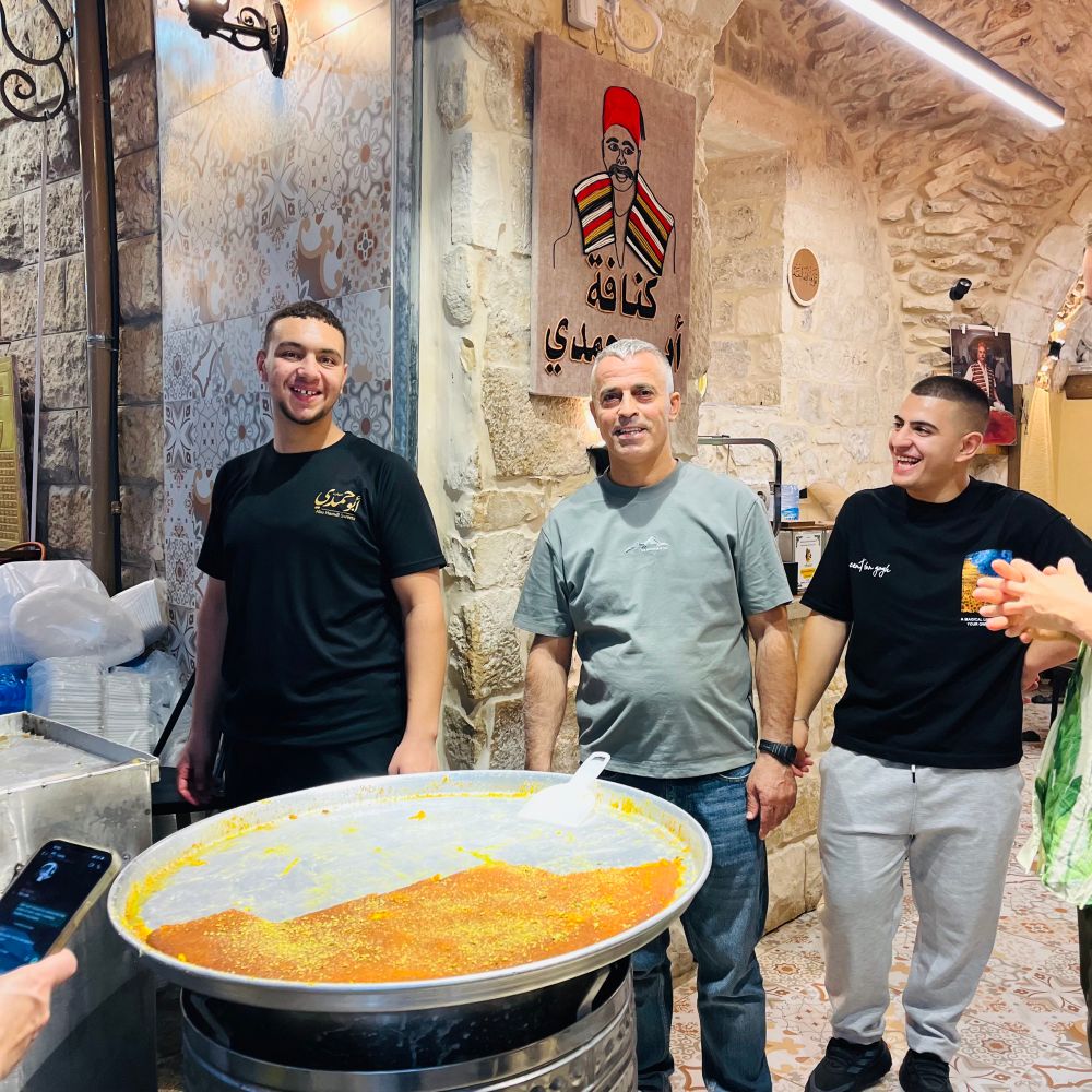 New friends made and good food eaten 