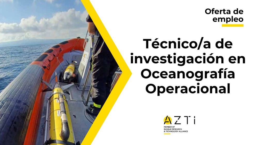 Oferta de empleo de Técnico/a de Investigación en oceanografía operacional.
