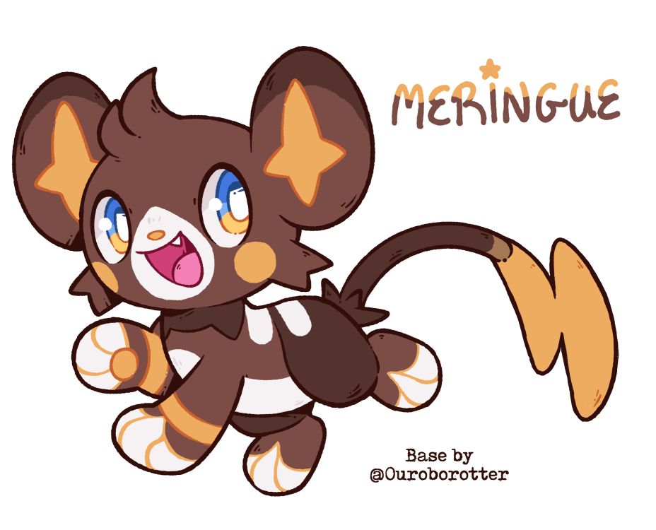 a shiny alolan raichu/shinx fusion.