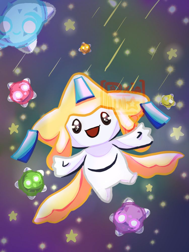 jirachi and minior in space ⭐