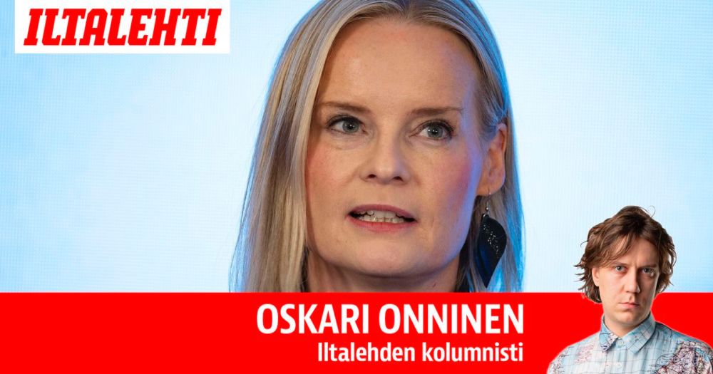 Oskari Onnisen kolumni: Olemme tottuneet elintasoon, jota emme ansaitse, sanoo Riikka Purra – Ja p...