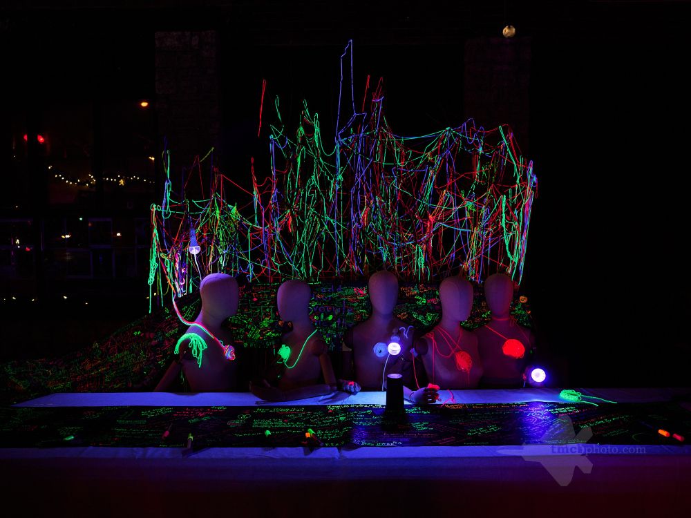  IN VIEW #6: Family Gathering by Ksenija Spasic was installation #122, one of 14 installations within this project.