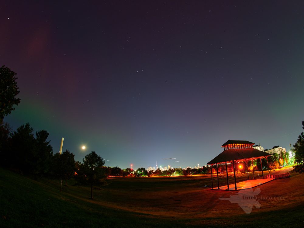 Northern Lights in Toronto.