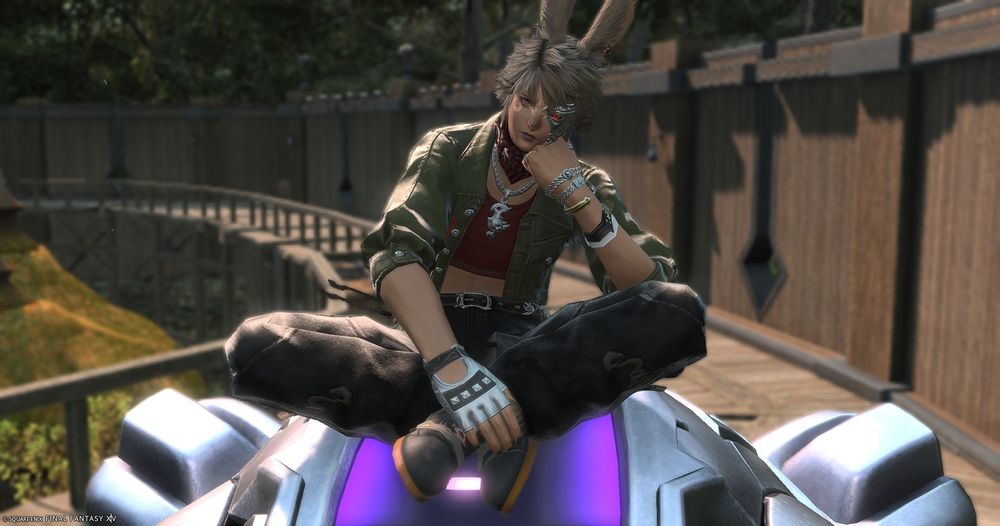 Harlo sitting crossed legs with his chin resting on his fist. He is on the mount Automatoise