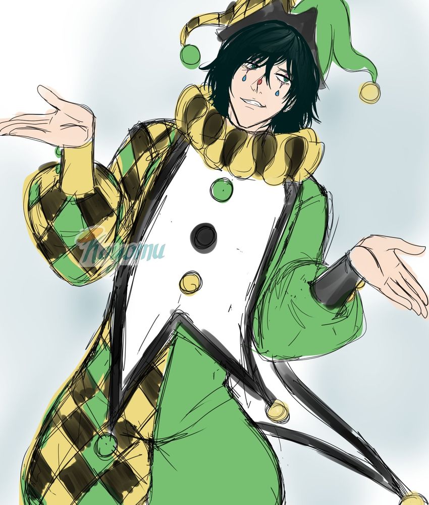 He was truly the biggest fool, thus why he's in a jester costume lol

I still love him tho