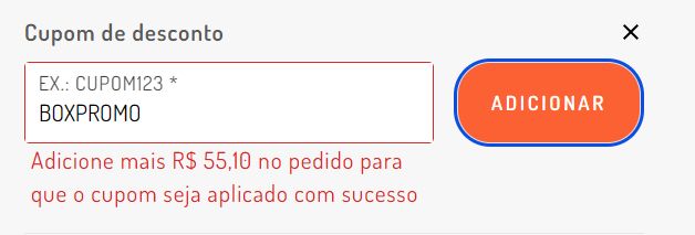 carrinho com um unico moletom, de 250
