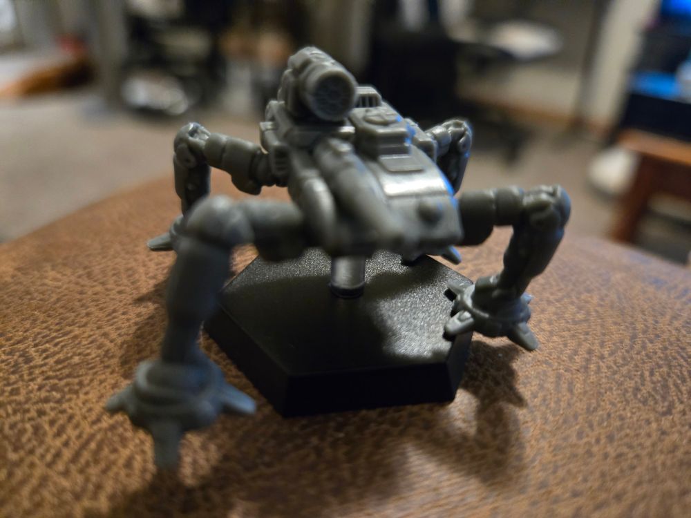 A Scorpion from Battletech, a four legged mech.