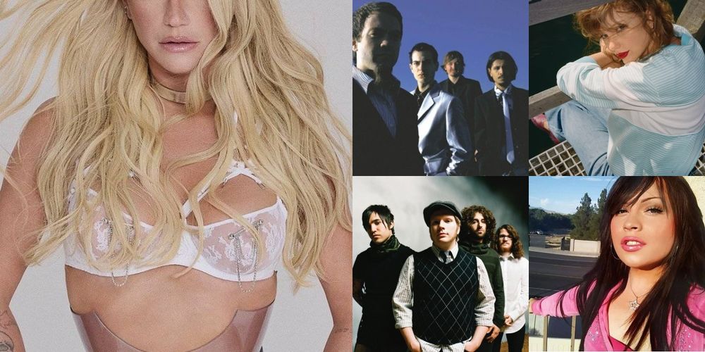 Ke$ha Mor ve Ötesi Fall Out Boy Taylor Swift Ayesha Erotica