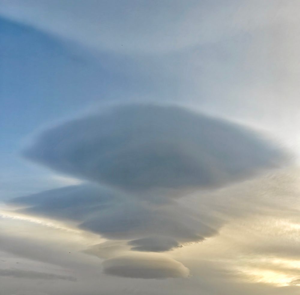 Photograph of clouds that look a lil' booby
