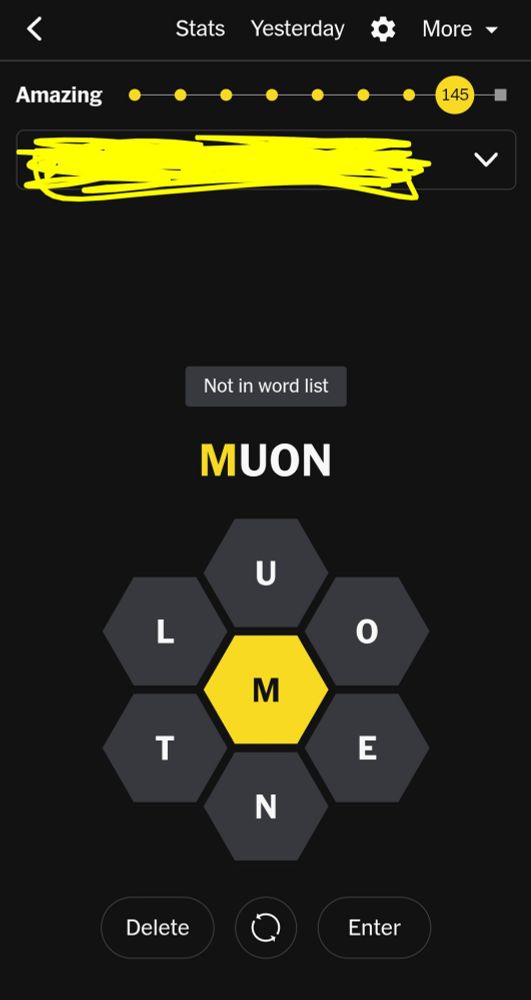 Muon is a word