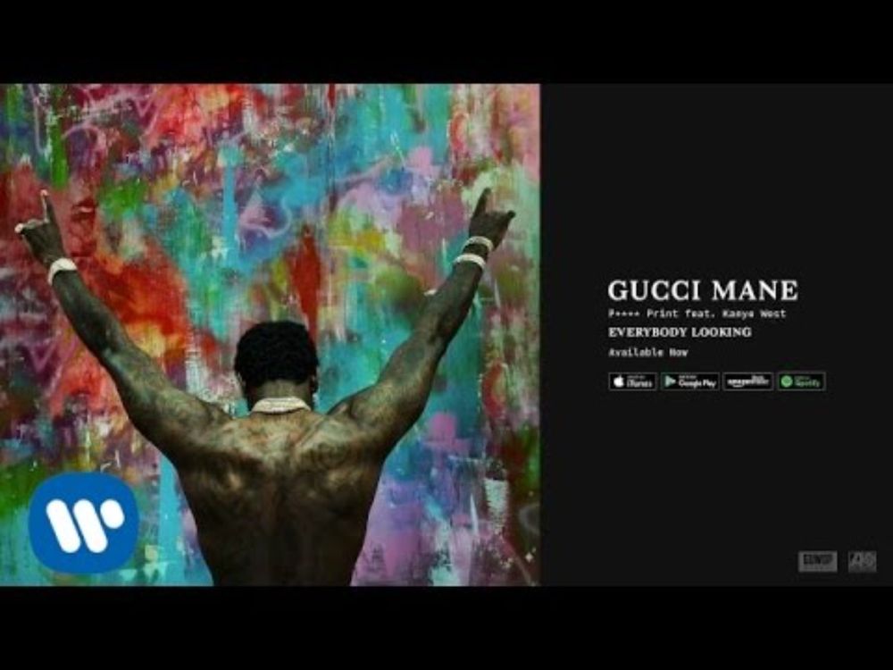 Gucci Mane - P**** Print feat  Kanye West [Official Audio]