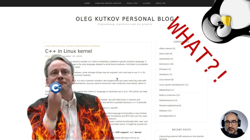 Du C++ dans le noyau Linux ?! 🤔 Torvalds en PLS 🤬