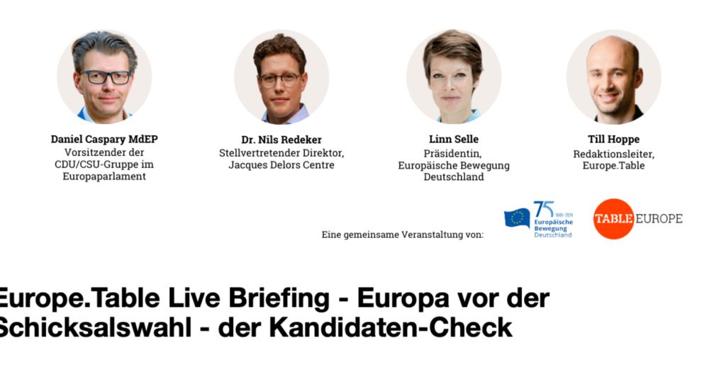 Europa vor der Schicksalswahl – die Spitzenkandidaten im Gespräch (via