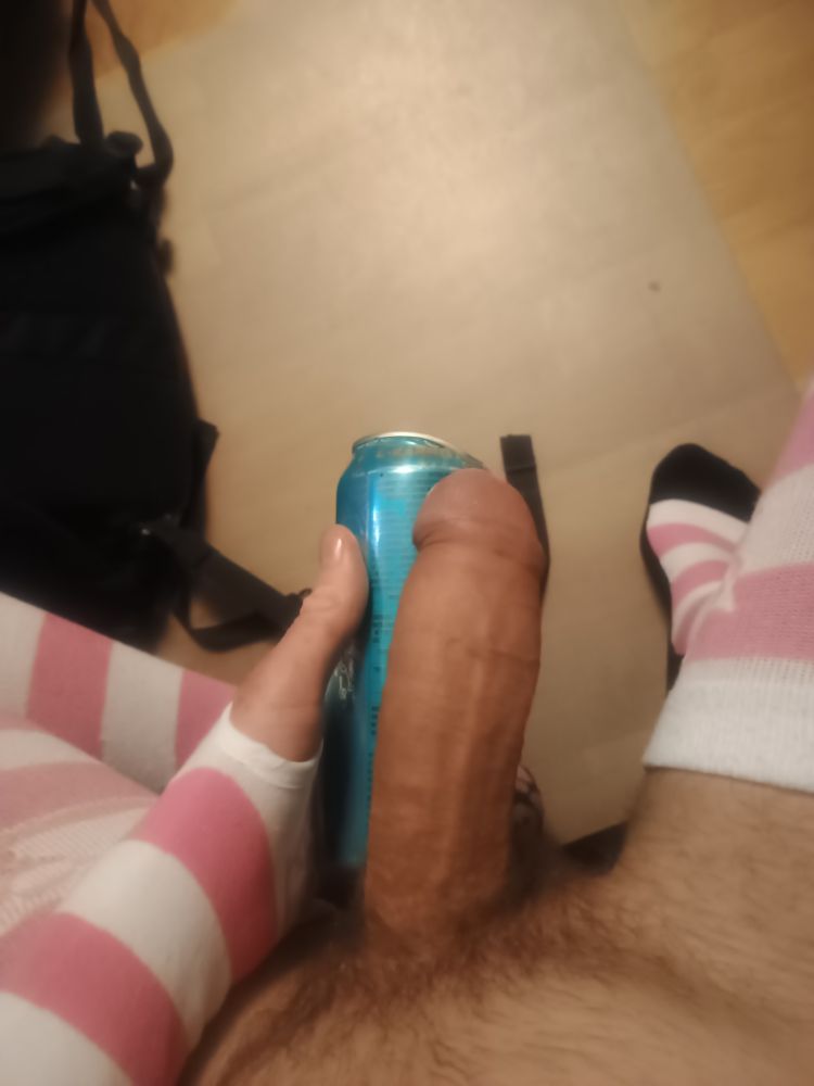 Femboy cock and a monster can, held together 