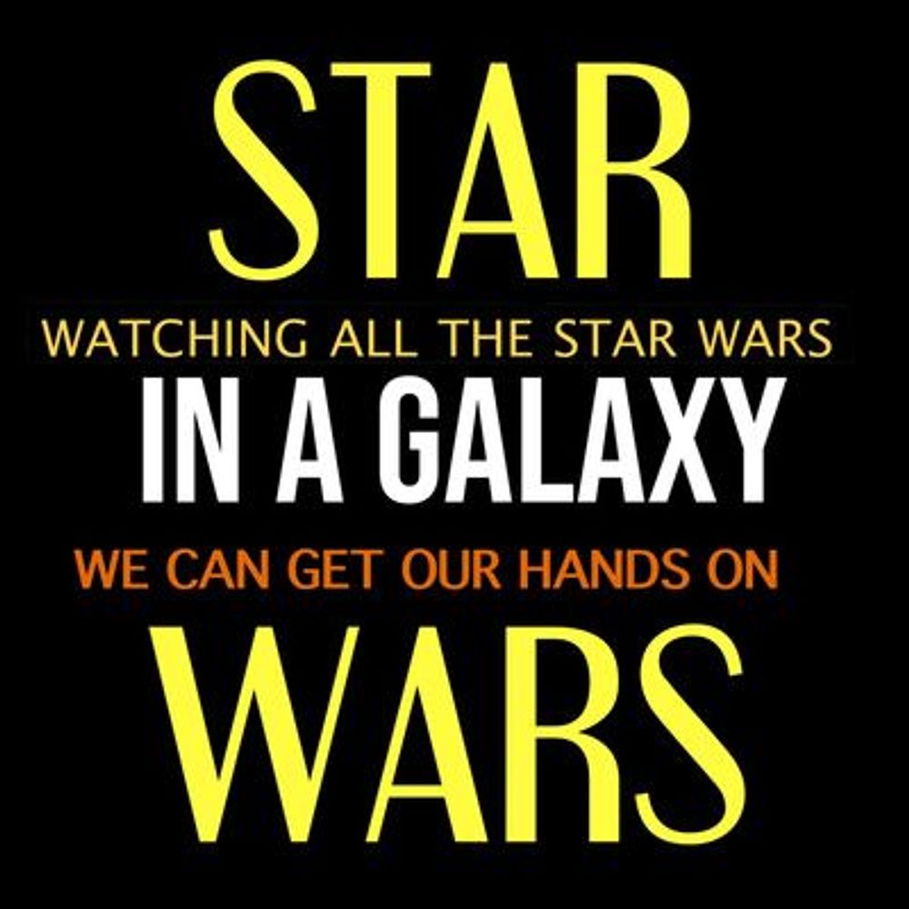 Star Wars: In a Galaxy – Watching all the Star Wars we can get our hands on. • A podcast on Spotify for Podcasters