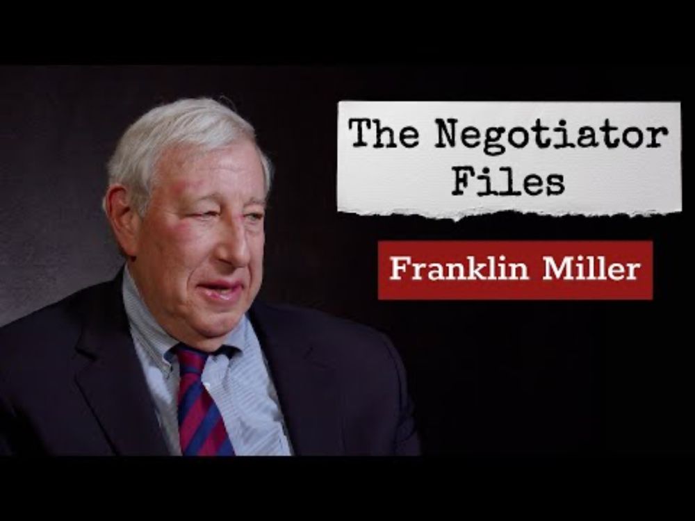 The Negotiator Files: A Conversation with Franklin Miller