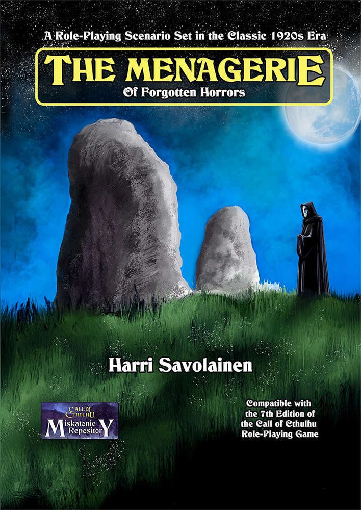Want to never go to New York again?

Harri Savolainen shared what appears to be his debut scenario, “The Menagerie of Forgotten Horrors” with us to our great delight.

It´s a whopping 108 pages of rich adventure set in the classical era.
From the serene streets of Greenwich, Connecticut, to the shadowy alleys of New York City, an experience containing dark family secrets and eldritch horrors awaits you. 

Designed for 2 to 6 players, we played it with 5 Investigators over a long weekend, but most groups should likely expect to spend 3 sessions on what will be a rich and story-driven experience balancing investigation, tension, and horrific encounters perfectly. 
We loved its atmosphere and interesting twists, which caught a few of the veterans by surprise.

With 29 pages of handouts and maps, six pre-generated Investigators, and an easy-to-read layout, the scenario is both immersive and well-organized. 
We loved it and especially appreciated the cinematic feel.

$12 won't even get you two dozen eggs these days, so the money will be far better spent on this.
Uncover the truth and descend into madness by grabbing your copy here: https://tinyurl.com/4vnckjuk

#CallofCthulhu #TTRPG #MiskatonicRepository #Chaosium
