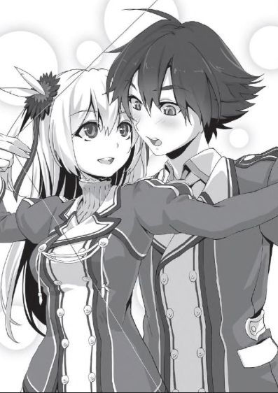 Alisa in Reans body teaching him in her body how to use her bow