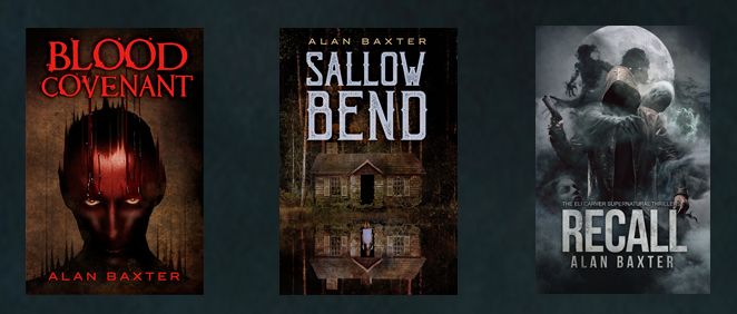 The covers of the three books mentioned.