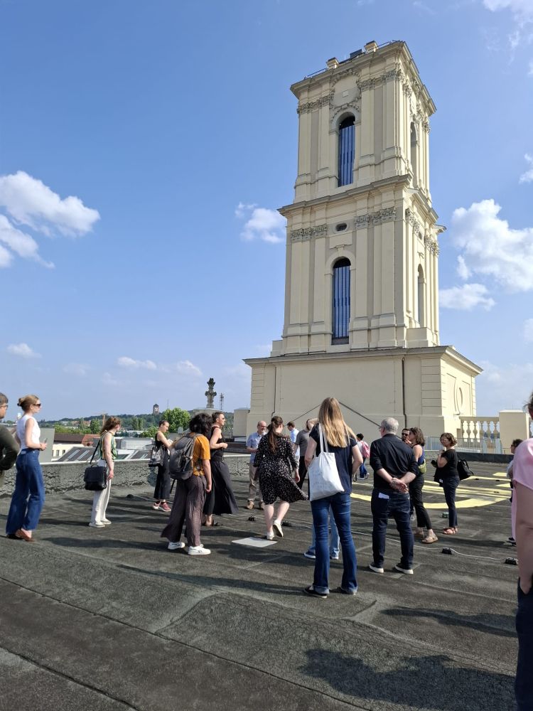 At the roof of the Rechenzentrum. Photo by ZZF Potsdam