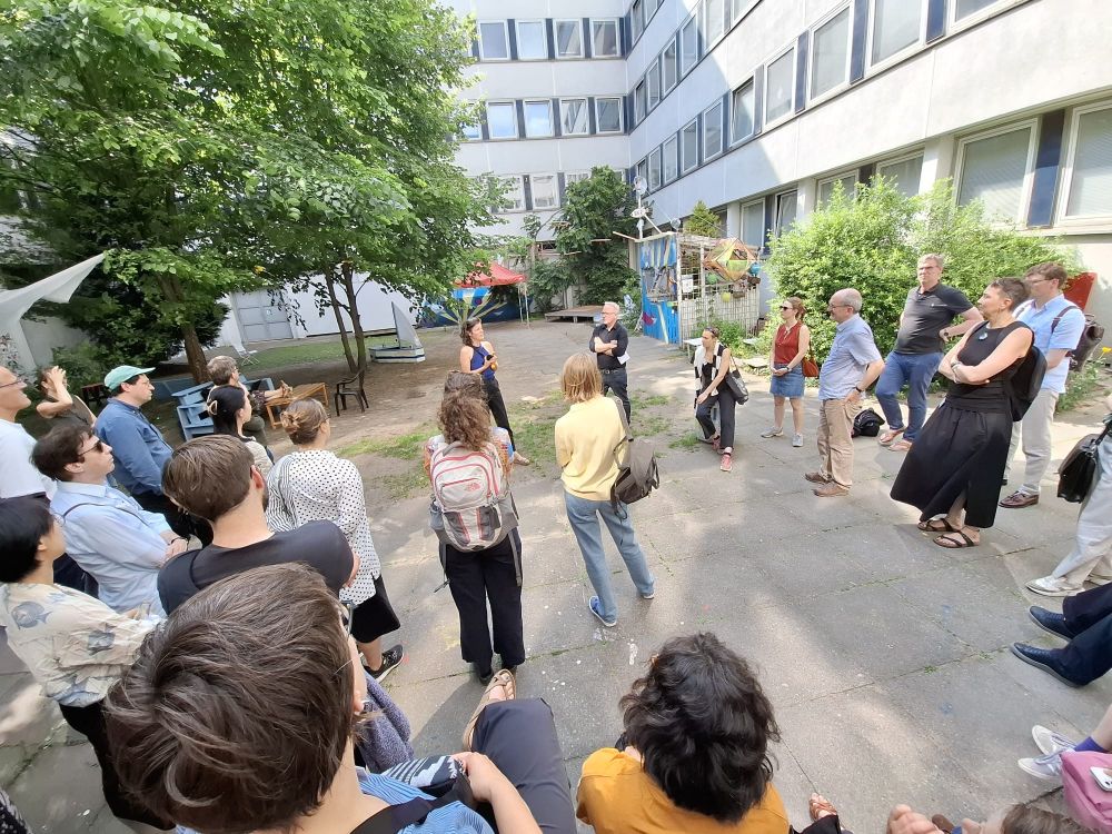 Visit at the Rechenzentrum Potsdam, next to the Garnisonkirche. Photo by ZZF Potsdam