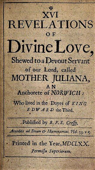 Revelations of Divine Love: title page from the British Library copy of the first publication