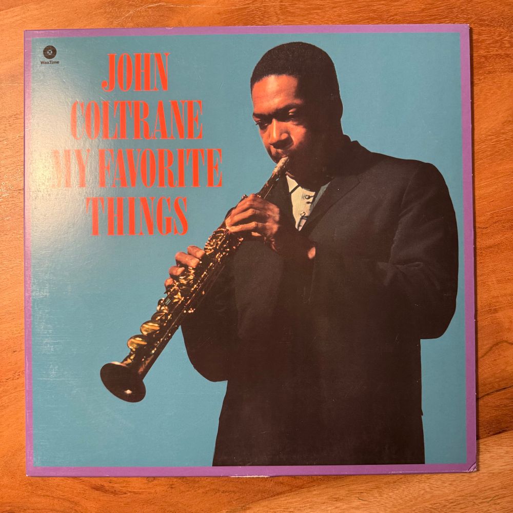 Vinyl sleeve to John Coltrane, “My Favorite Things” (1961).