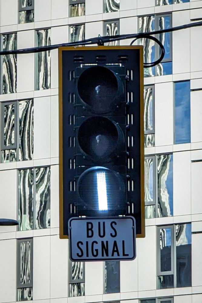 A bus (transit priority) signal.