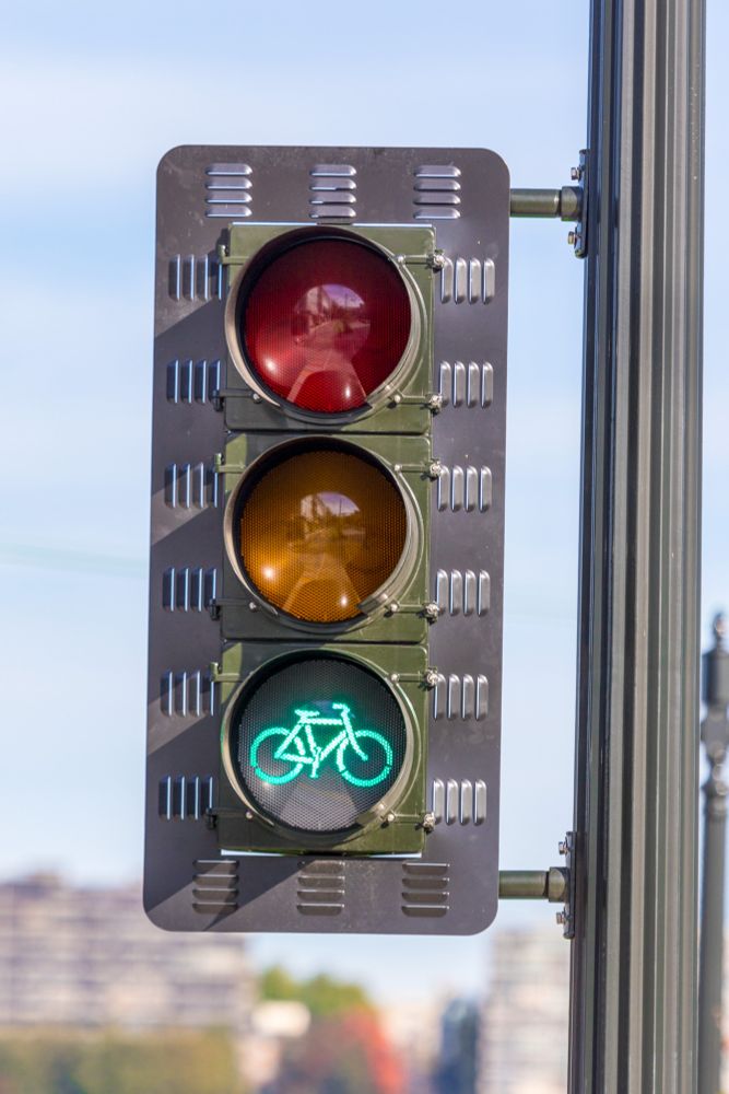 A bike signal.