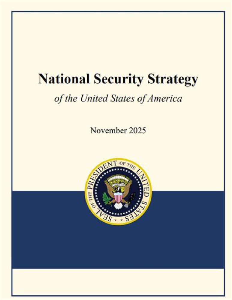 Cover der National Security Strategy
of the United States of America
November 2025