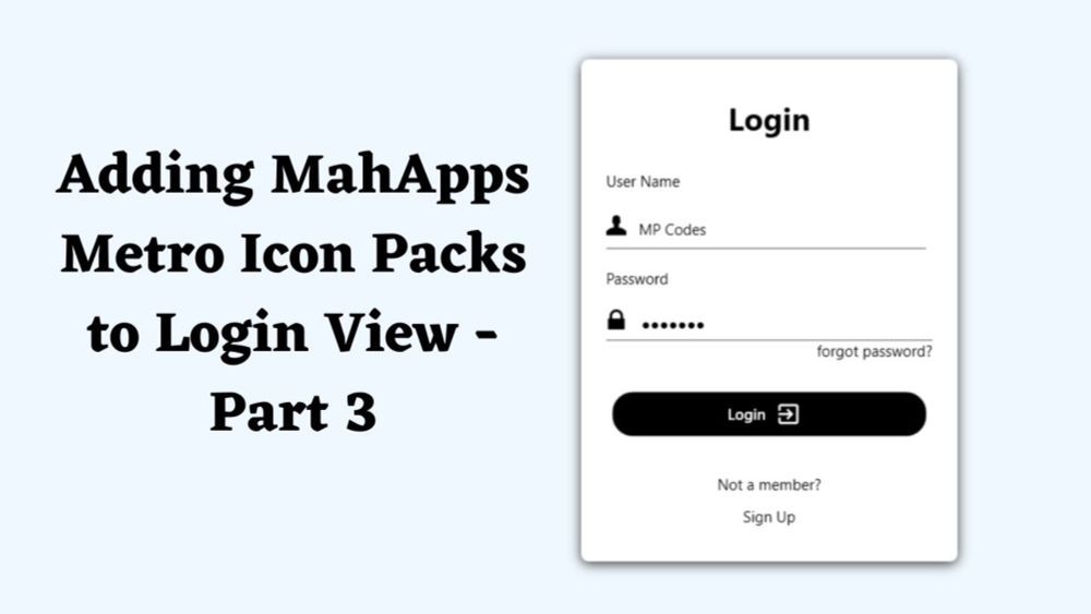 Adding MahApps Metro Icon Packs to .Net 6 Project