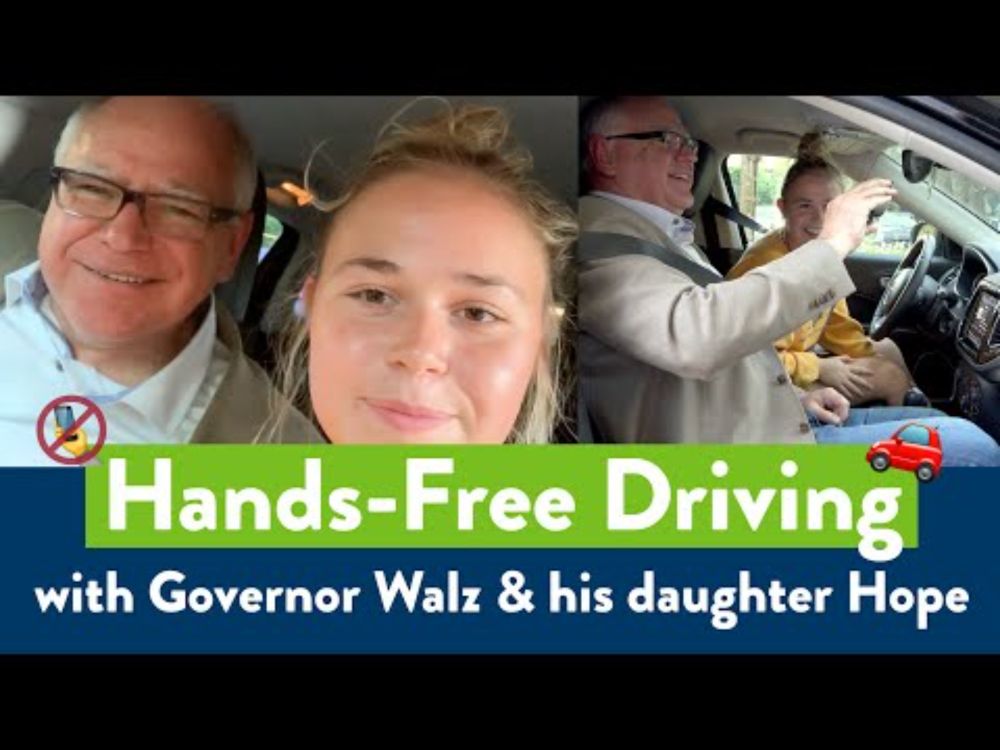 Hands-Free Driving with Governor Walz & his daughter Hope