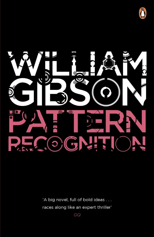 Book cover, William Gibson, Pattern Recognition.
