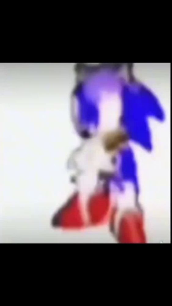 a blurry picture of sonic the hedgehog from the video game sonic the hedgehog .