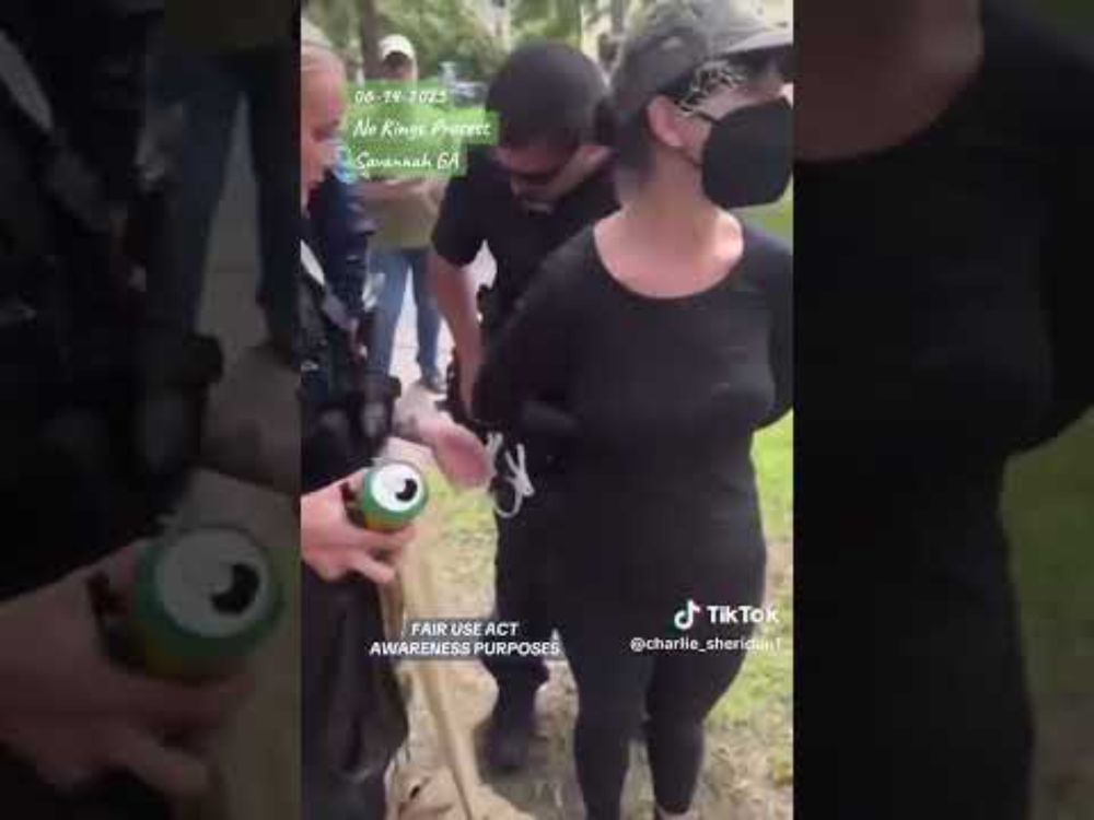 Arrested for wearing an N95 mask
