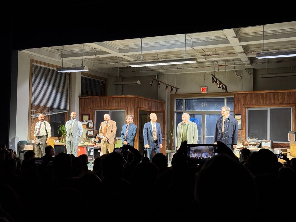 Glengarry actors taking a bow