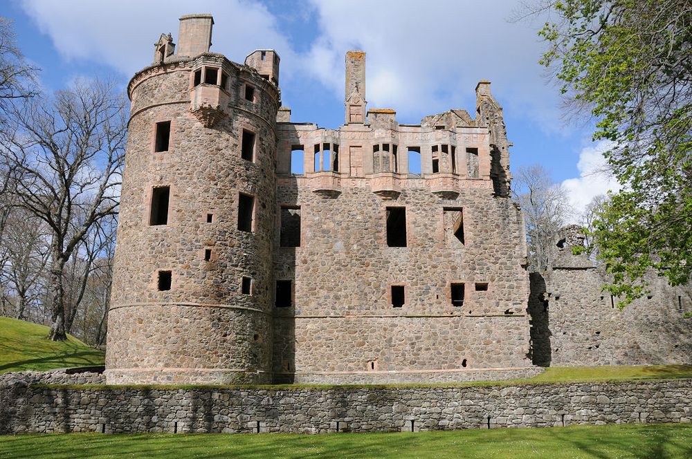 Huntly Castle (Strathbogie), Aberdeenshire (Scotland)