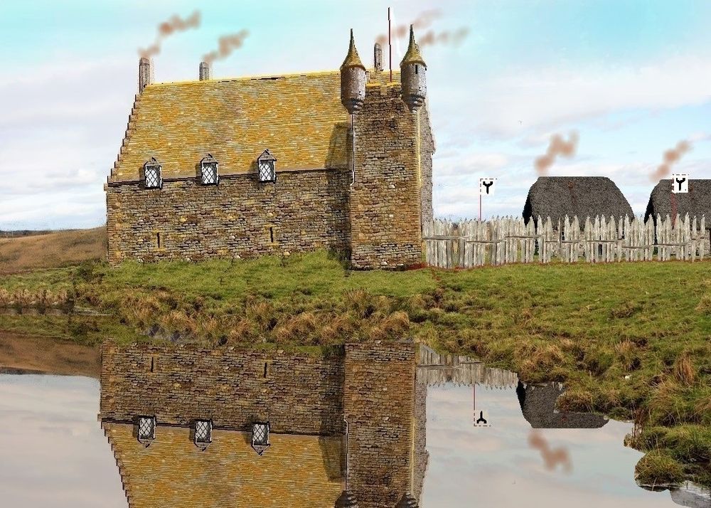 Corsehill (Reuincraig) Castle, Stewarton, Ayrshire (Scotland) 