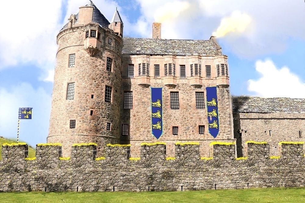 Huntly Castle (Strathbogie), Aberdeenshire (Scotland)