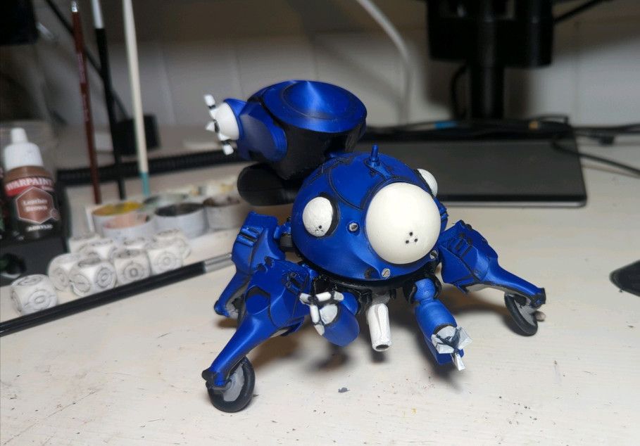 Chibi Tachikoma model on my desk