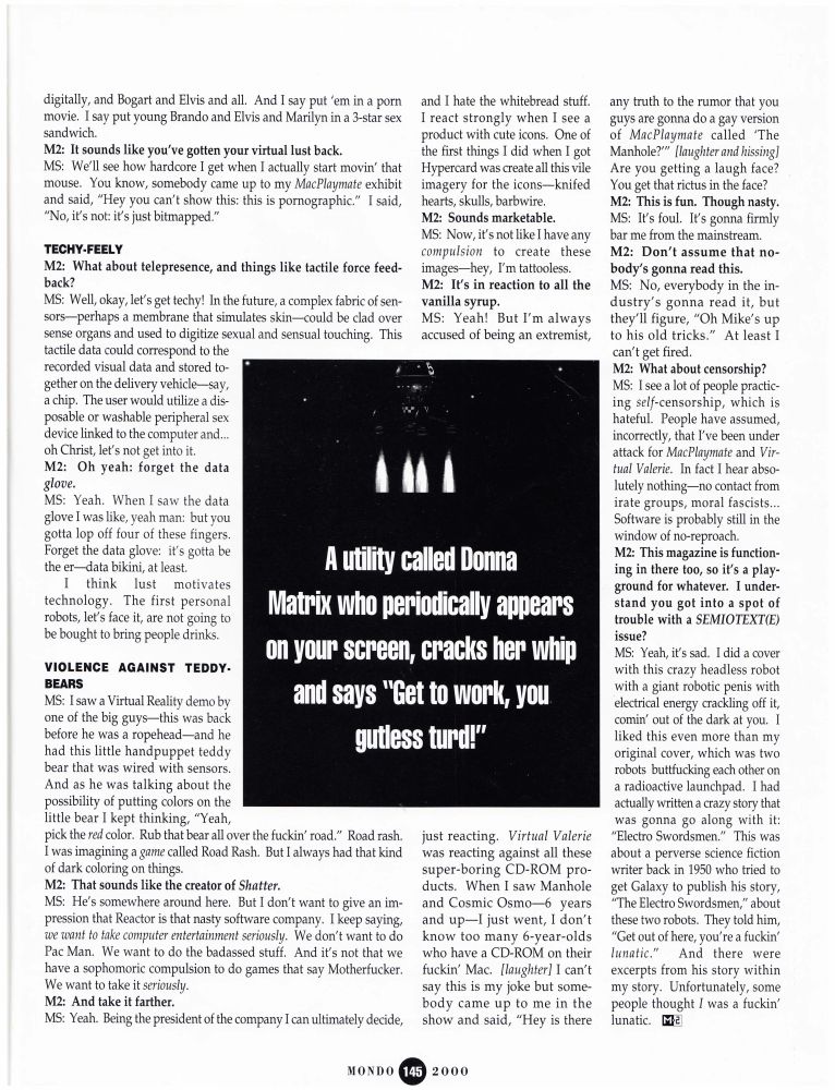 Mondo 2000 Magazine