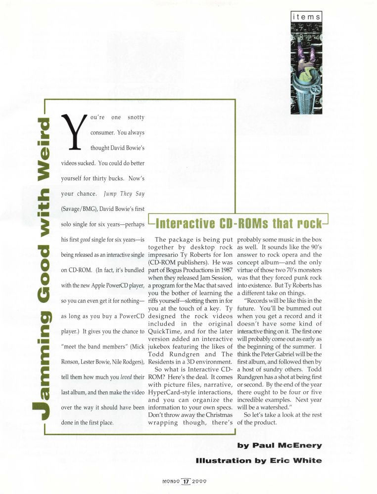 Mondo 2000 Magazine