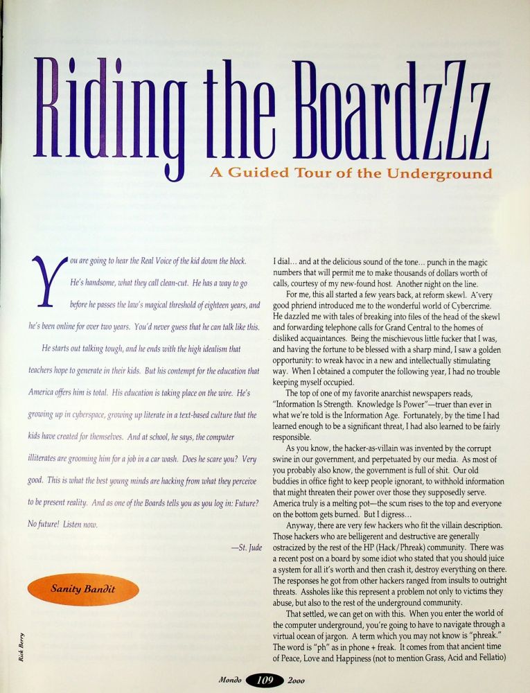 Mondo 2000 Magazine